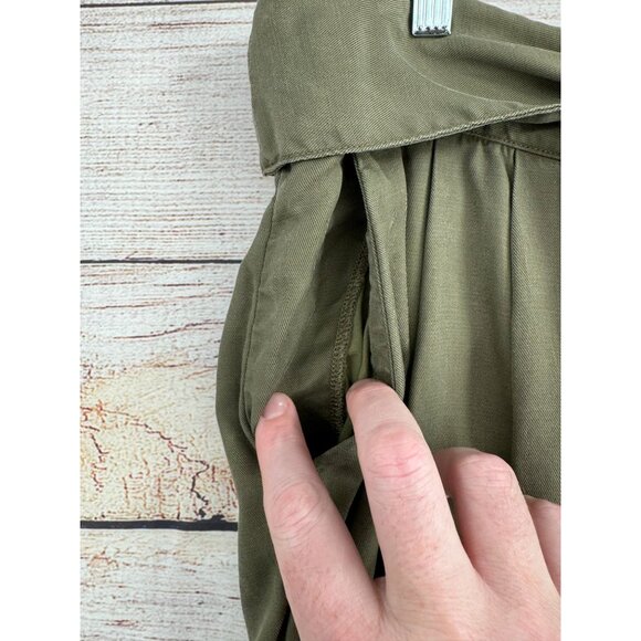 Cartonnier Anthropologie Pleated Pants Women's Size 8 Green - Picture 4 of 12